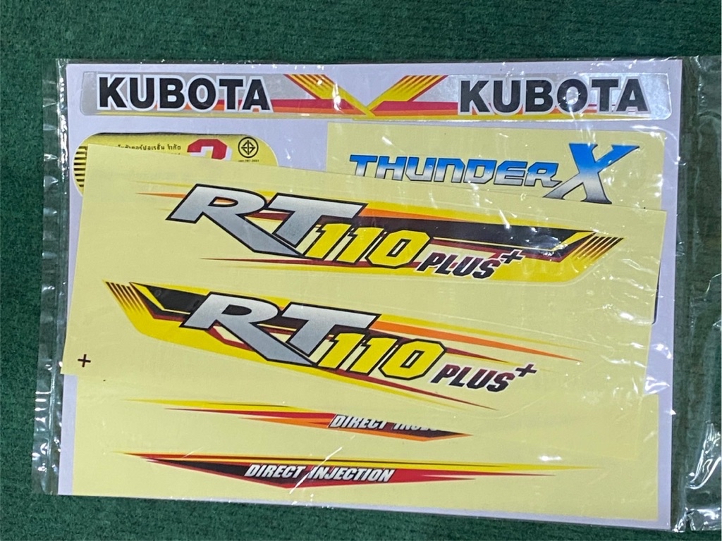 Sticker RT-PLUS RT100 RT110 RT120 RT140 RT155 DI PLUS Complete Set ...