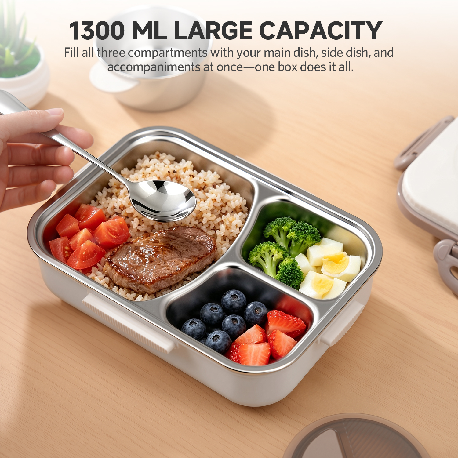 SUPVIBE SUPVIBE 304 Stainless Steel Food Storage Box Free 304 Stainless ...