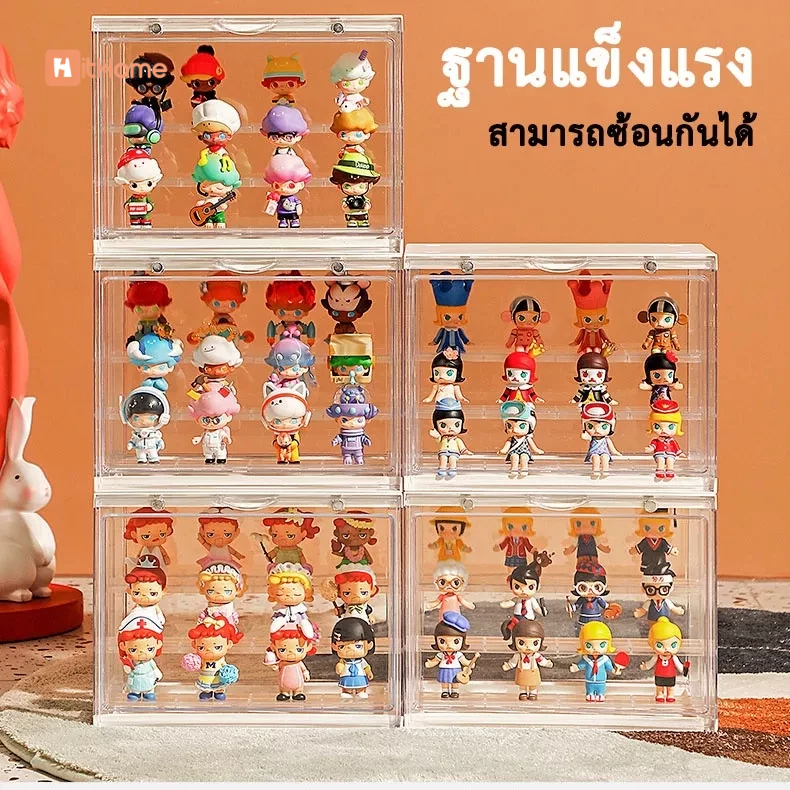 Figure Box Japanese Model Cabinet 3 Layers Collection Storage Rack Doll ...