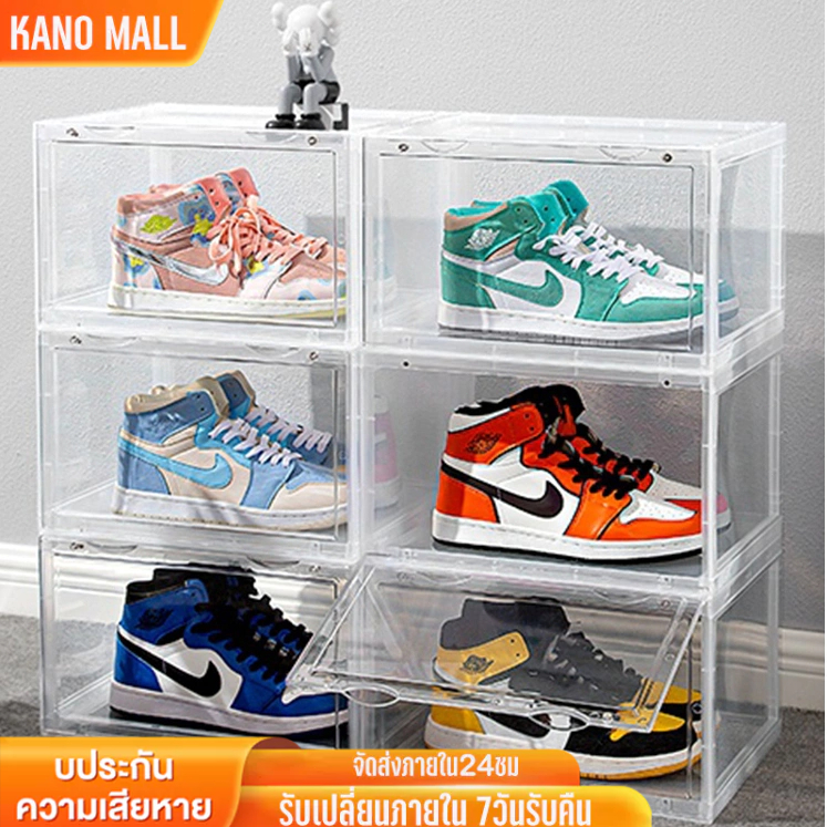 KANO Shoe Box Storage Large Lid Open-Close Stackable Can Be Connected ...