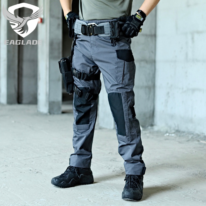 Eaglade Tactical Cargo Pants For Men In Grey Sp2 Shopee Malaysia