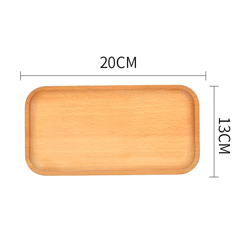Multisizes wood plate saucer small tray coffee tray wooden wood