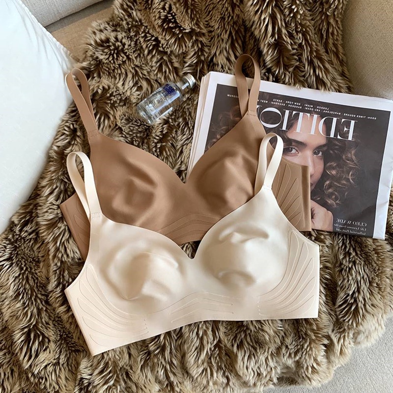 Seamless Rabbit Ears Underwear Women Wireless Push-Up Summer Thin Style ...