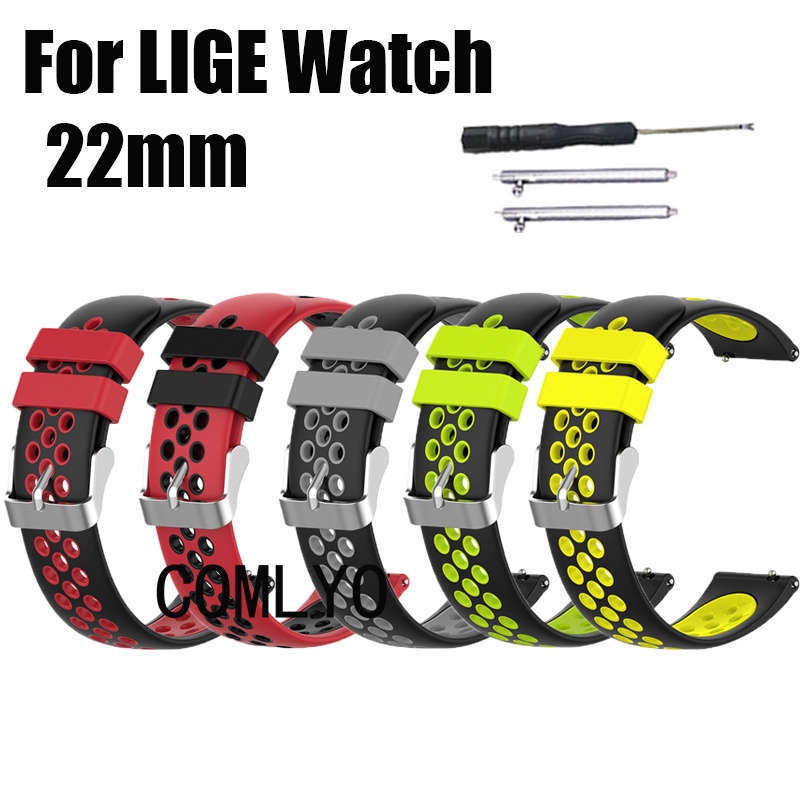For LIGE Watch Strap Silicone Women Men Smartwatch Band Sports Bracelet