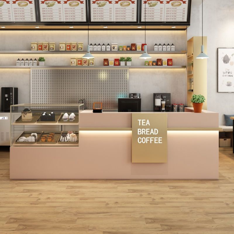 multifunctional☈ Simple Modern Milk Tea Shop Bar Counter Cash Register ...