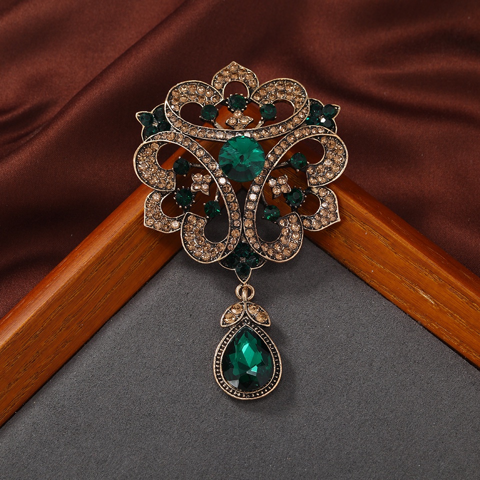 Baroque Style Luxury High Quality Brooches Badges For Women Lady ...