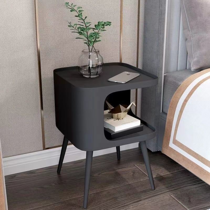 Simple bedroom bedside table modern minimalist home decoration designer ...