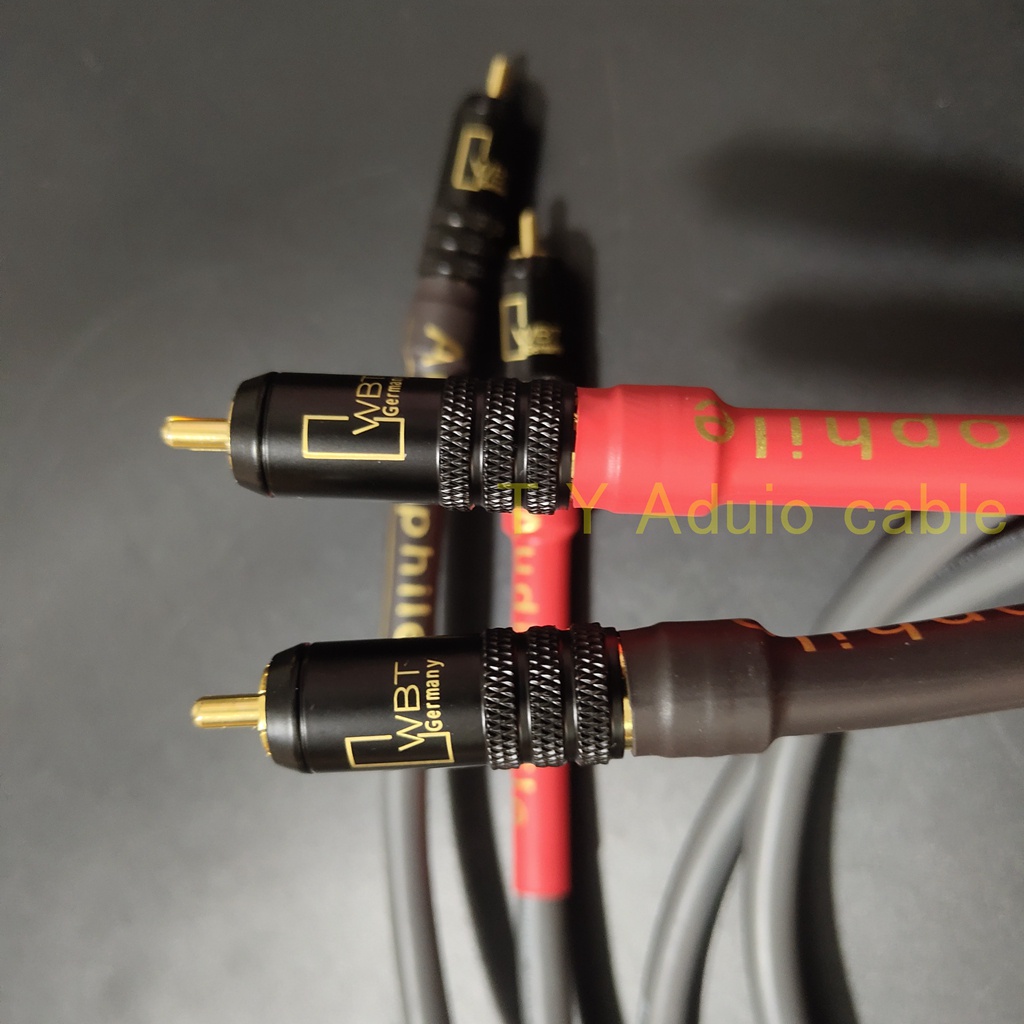 Câble Audio RCA Consonance Haute Gamme 1 M Avec Fiches WBT, Neuf