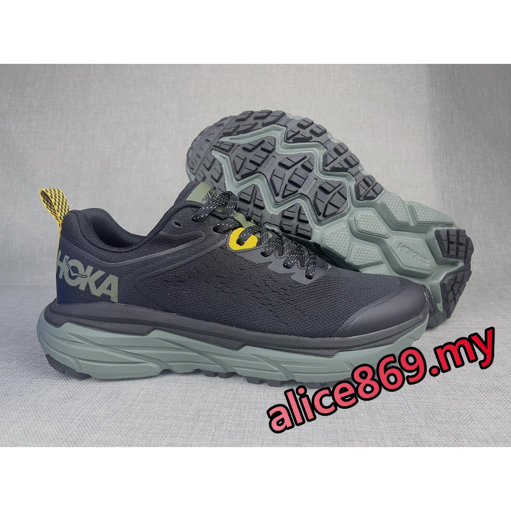 HOKA Men's Challenger ATR 6 Black Green TrailRunning Shoes Shopee