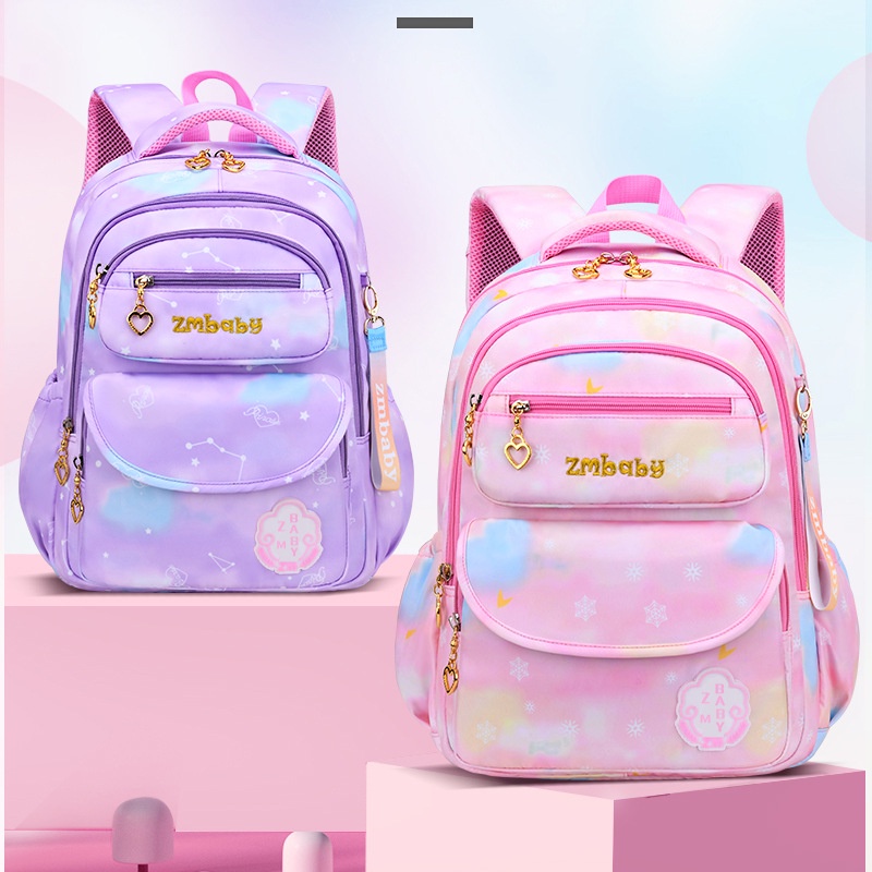 School Season Elementary Students Girls Schoolbags Sweet Cute Backpacks ...