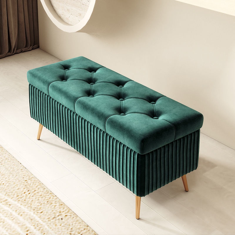『Free Shipping』Nordic storage shoe changing stool modern living room ...