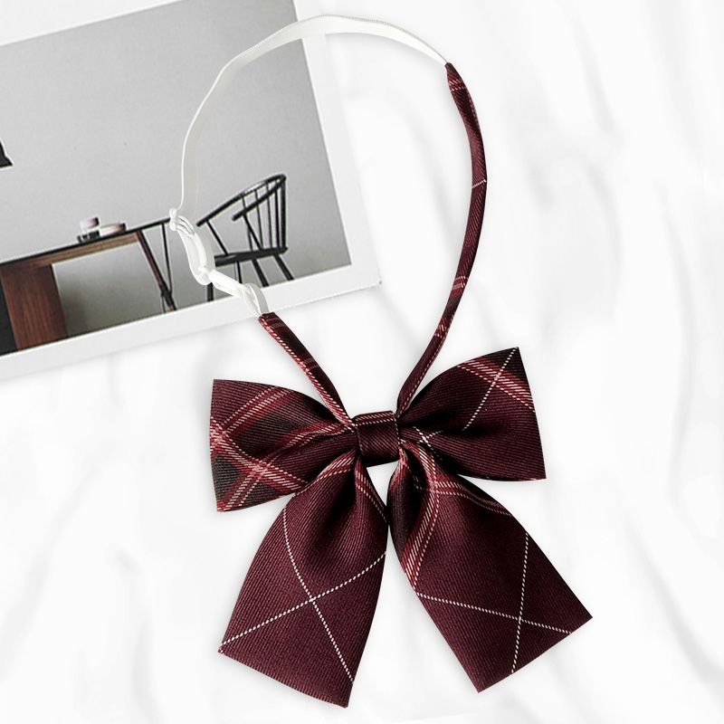 Ladies Large Bowtie Oversize Bow Tie For Women Uniform Collar Butterfly Bow Knot Adult Solid Bow 