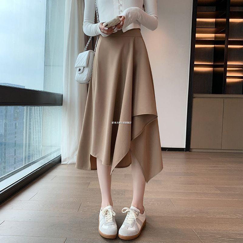 PearShaped Body Extra Large Size Women's Clothing Plus Skirt Irregular