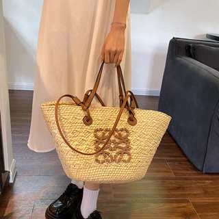 French style straw bag 2023 new women's bag pastoral style hand