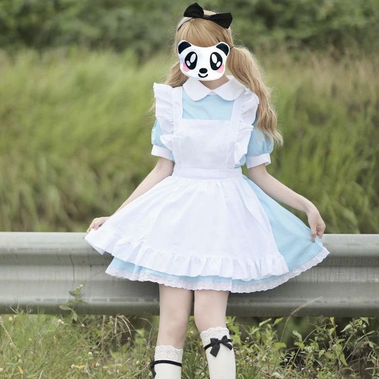 Alice in Wonderland Maid Costume Adult Dress cos Anime Costume ...
