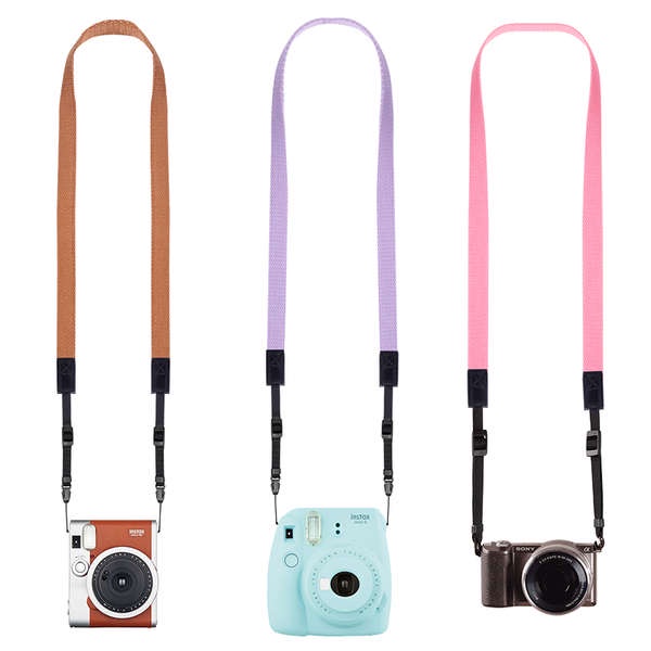 [Quick Shipment] Fuji Polaroid Camera Strap Solid Color Narrow Quick