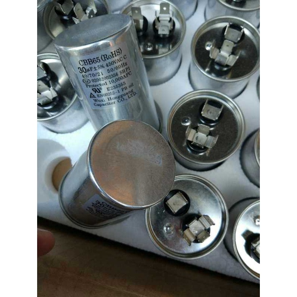 Ready Stock CBB65, 30uf/450vAC, Air Conditioning Capacitor Compressor ...