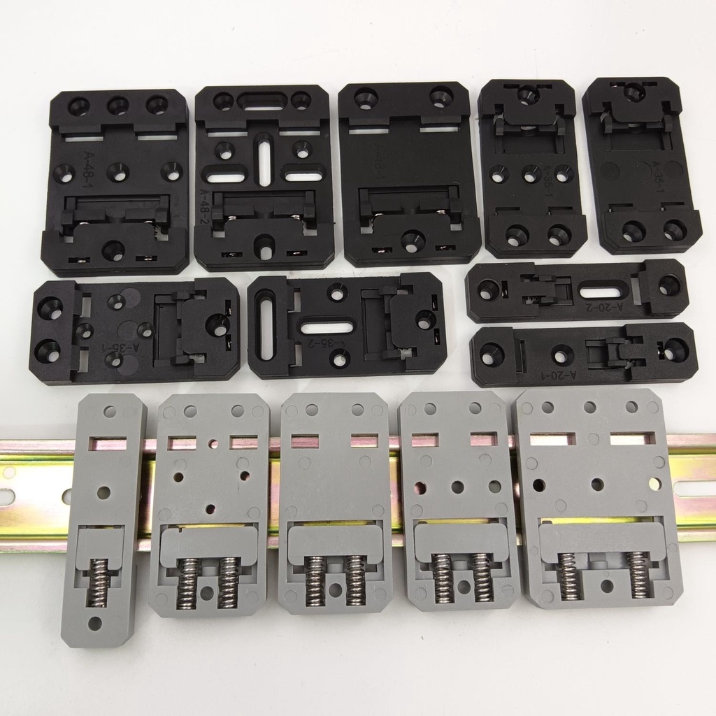 Drawer Track Plastic Buckle 35mm Guide Rail Buckle DIN Mounting Bracket ...