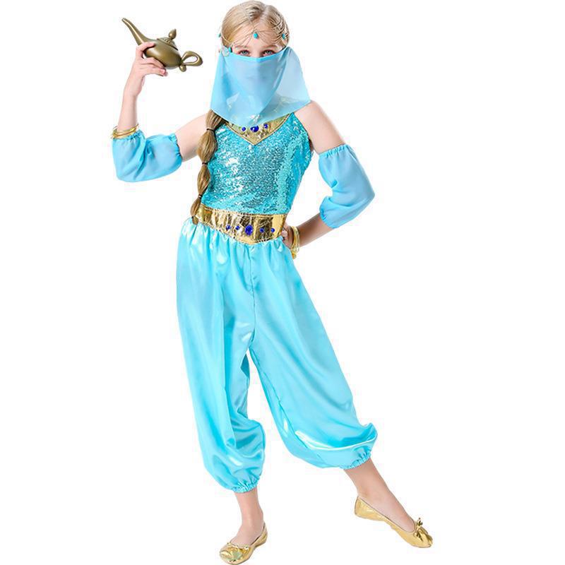 Princess Jasmine Costume Children's Indian Costume One Thousand and One