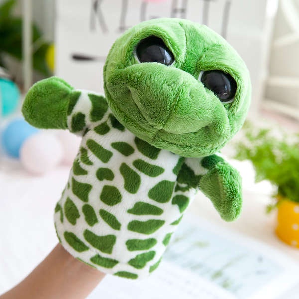 Cute Cartoon Hand Puppet Set Hand Soothing Doll Whispering Animal ...