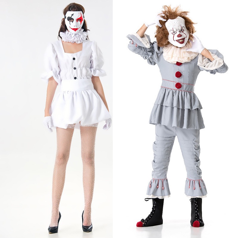 Osplay Costume Clown Return Pennywise COS Halloween Costume Clown COS ...