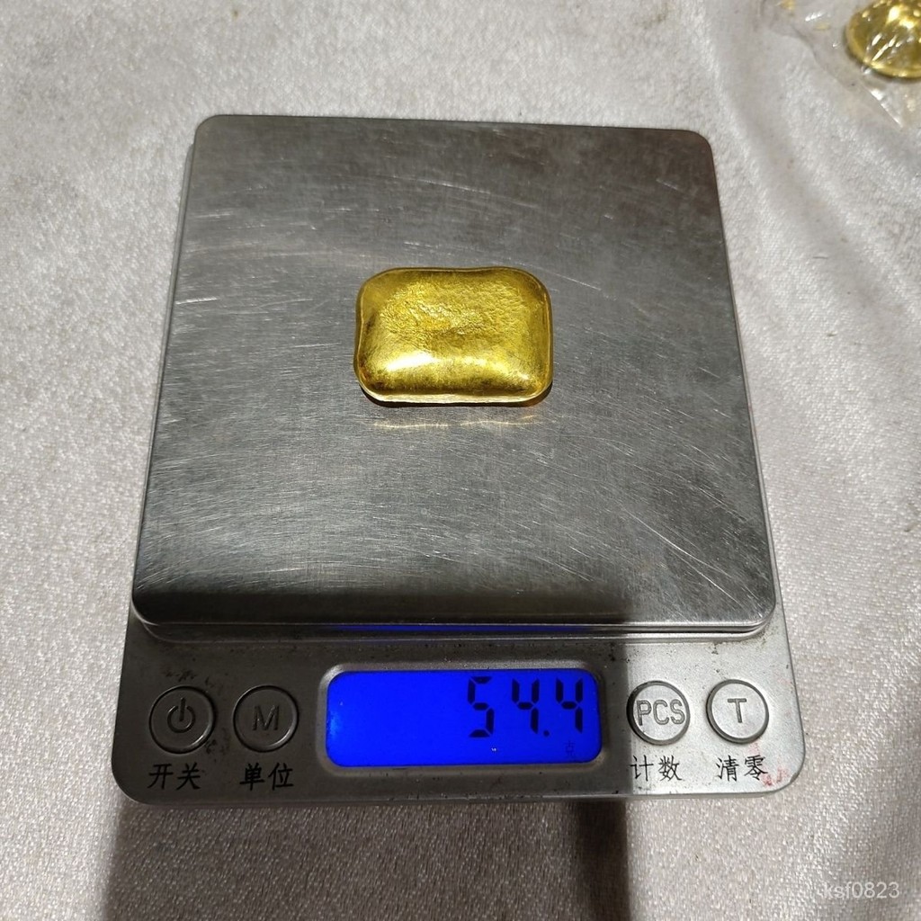 Non-Gold Gold Bar Brick Imitation Crafts Gifts Nugget About 50g One ...