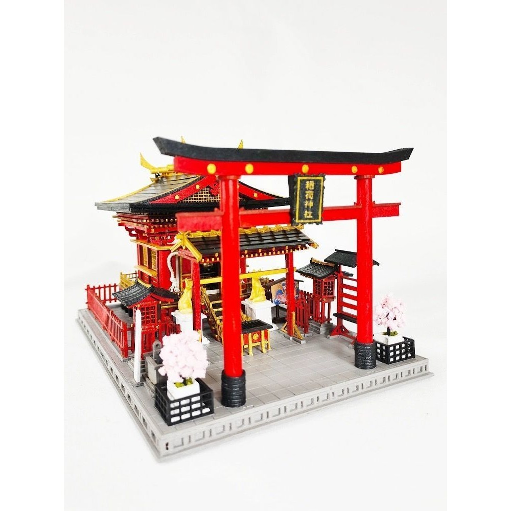 Inari Shrine Cultural Creative diy Merchandise Wooden Assembly Ancient ...