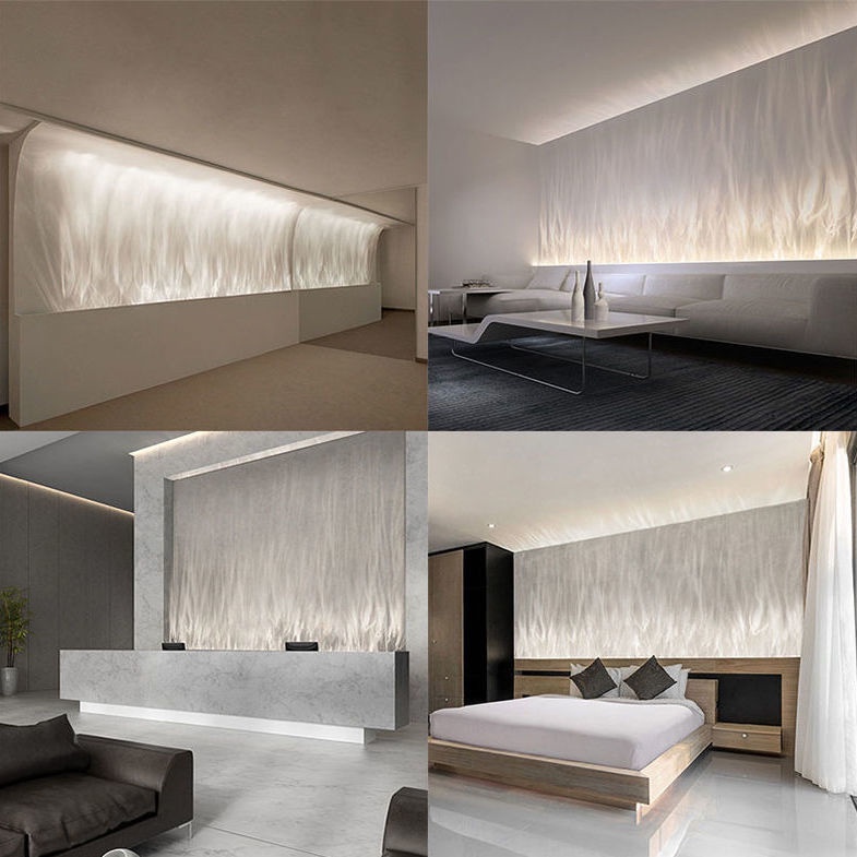 Water pattern light 3D dynamic wall projection LED atmosphere light ...