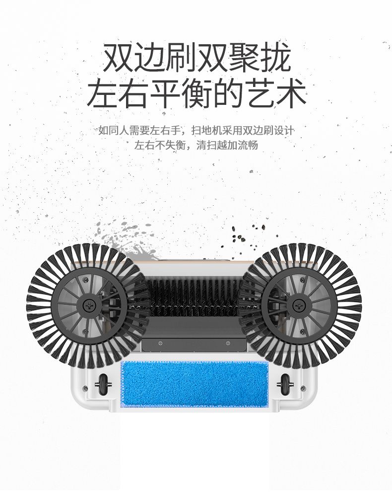 Lazy Mop Sweeping Handy Tool Rotating Wet Dry Broom Sweeper Hand-Push ...