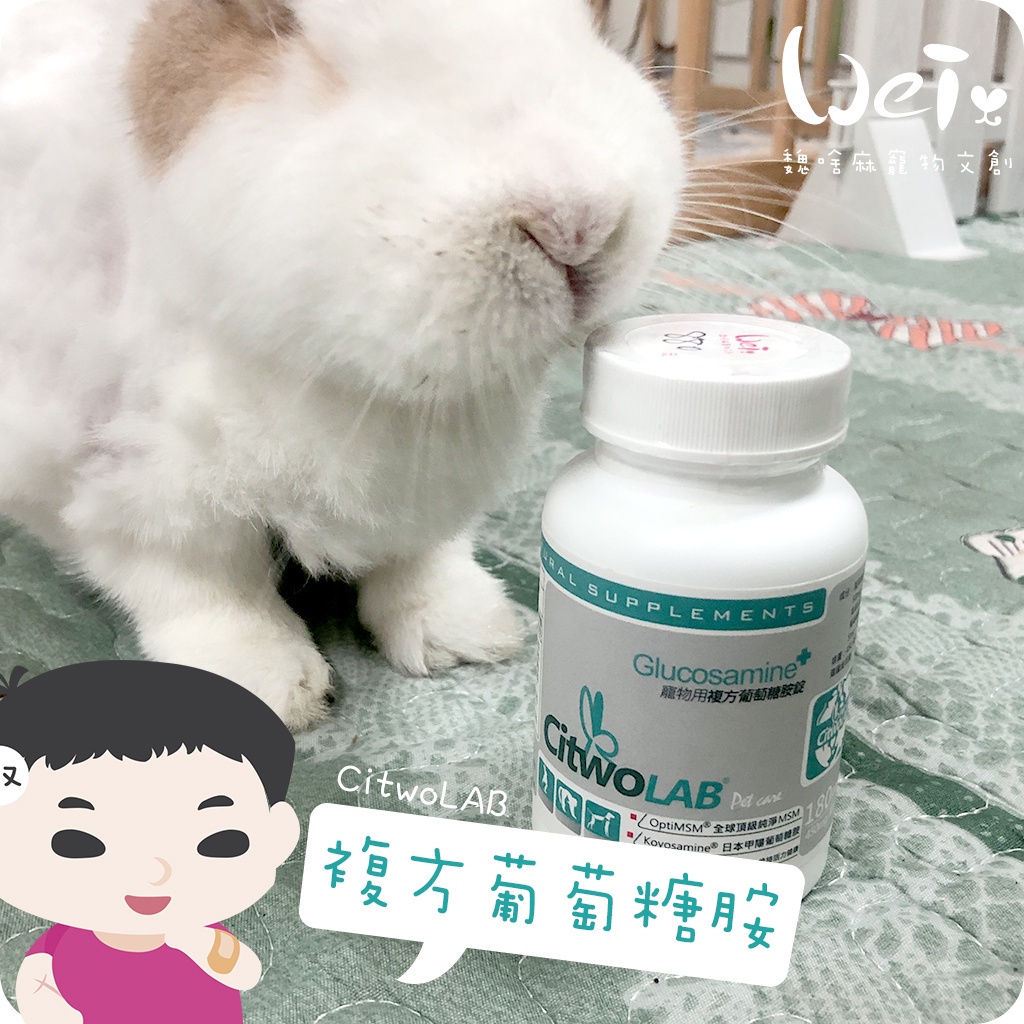 Glucosamine for clearance rabbits