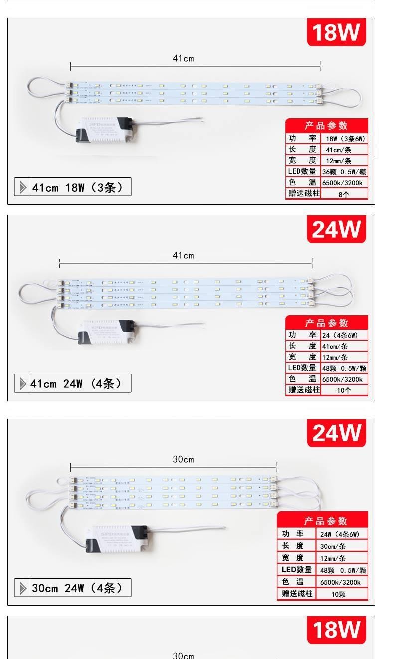 [Preferred] 110V Wide Voltage 110V Patch LED Ceiling Lamp Modified Slab ...