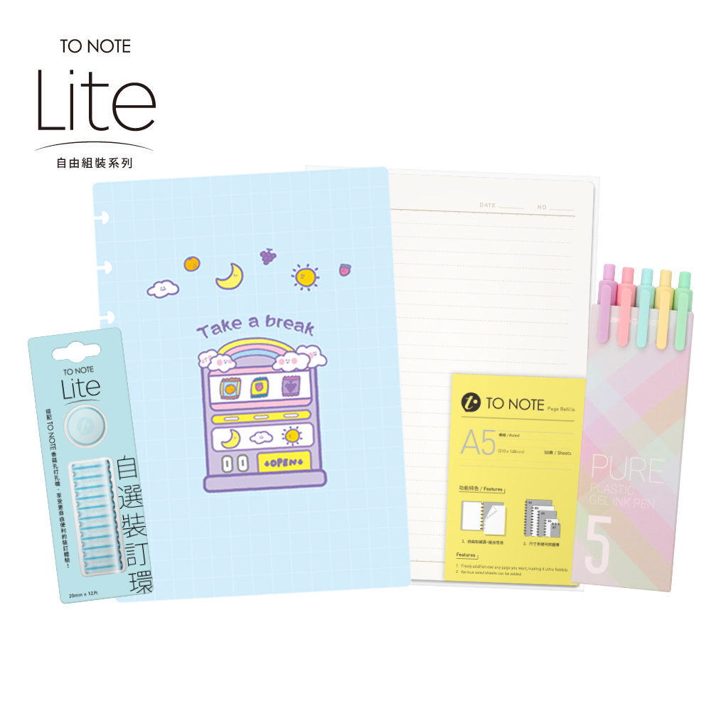 [TO NOTE] LITE Jack In The Box Joint NOTE Set A5 Mushroom Hole Notebook ...