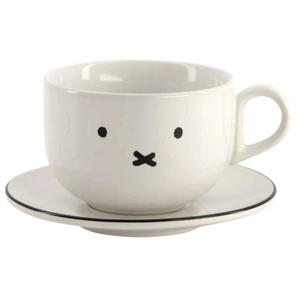 Orange Lotus House Netherlands miffy coffee coffee/tea cup Plate Set