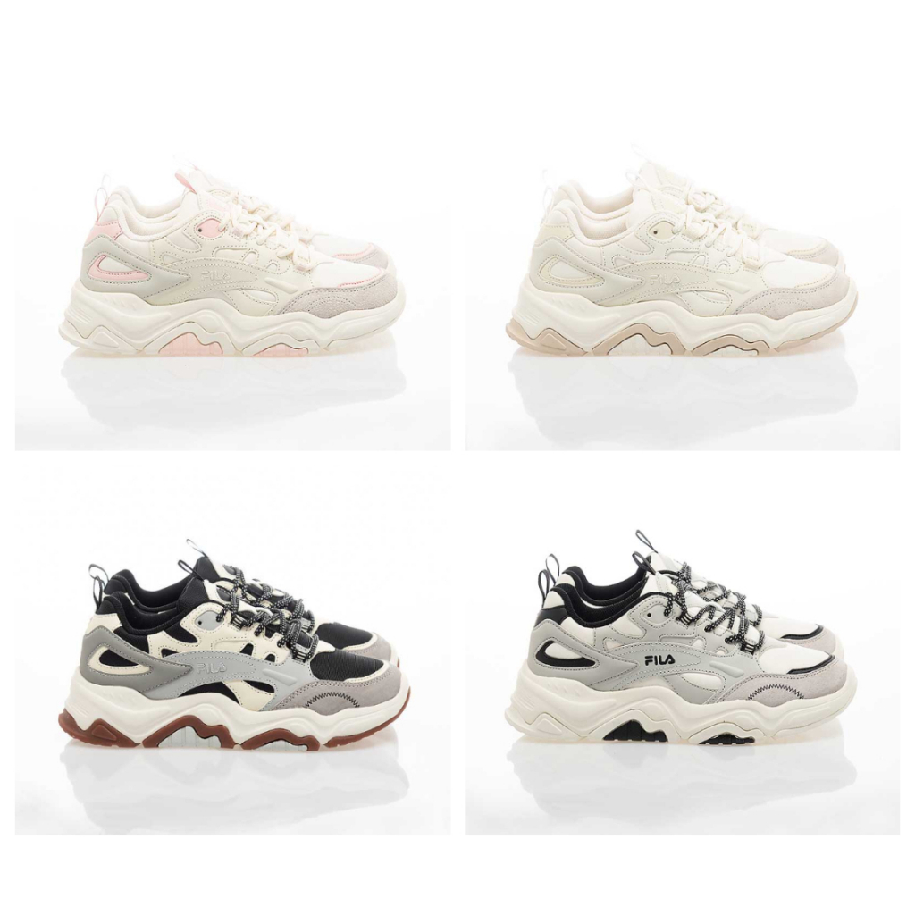 [OMAI OMAI] FILA TINY RUMBLE Daddy Shoes Retro Shimi Gray Strawberry ...