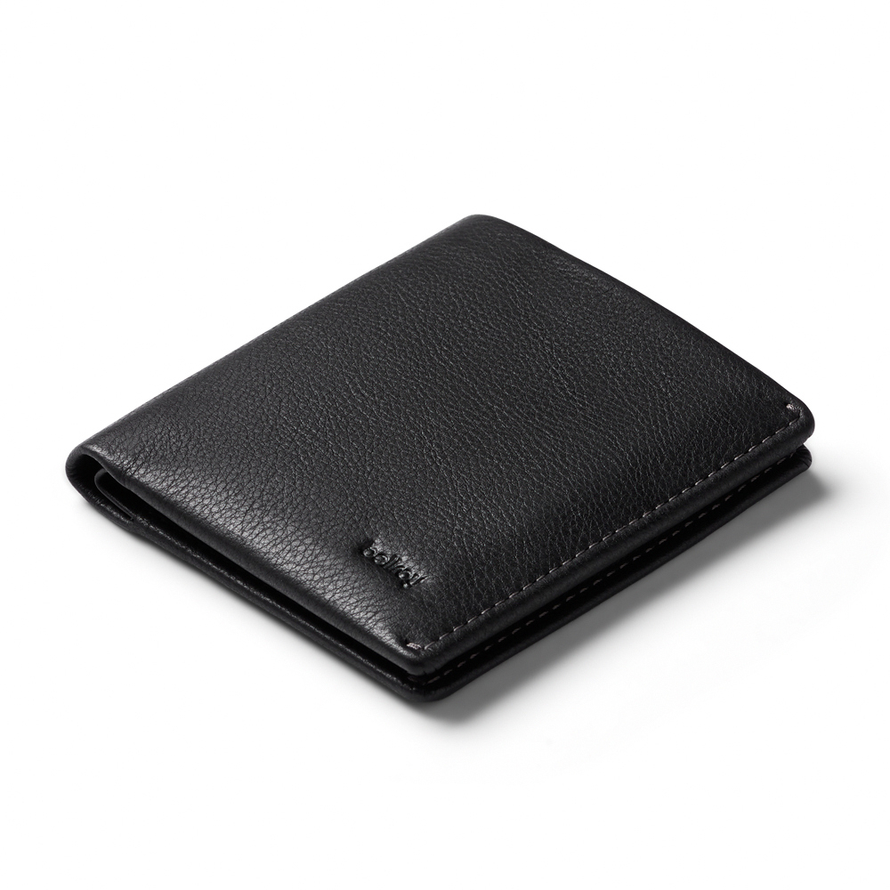 Bellroy Note Wallet Straight Short RFID Anti-Theft-Obsidian Black ...