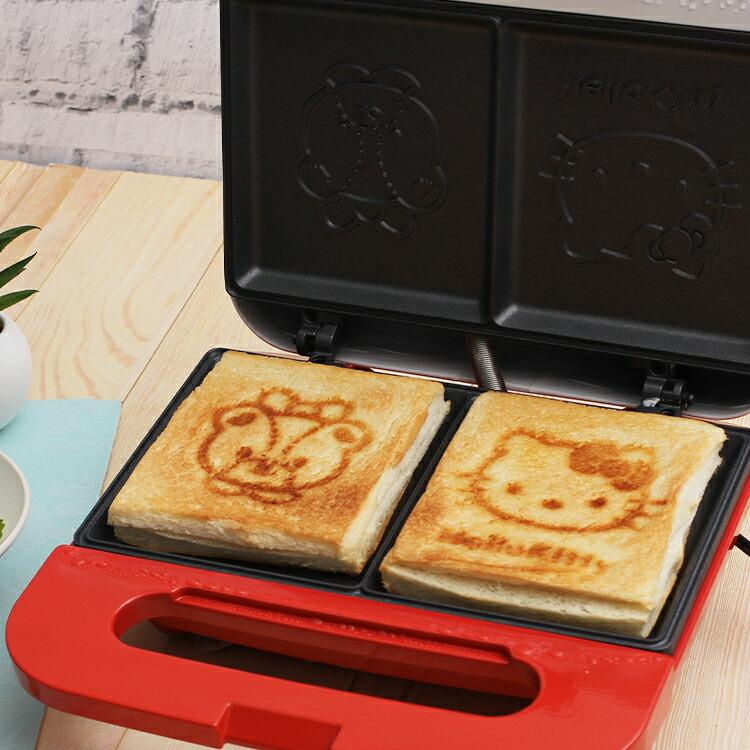 Japan Sanrio Style Hot Press Sandwich Maker Hello kitty Bread Snack