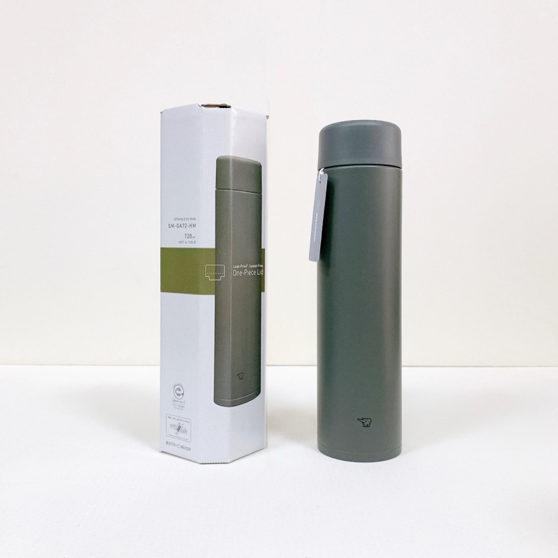 [Zojirushi] Integrated Middle Bolt Screw Cap Stainless Steel Thermos