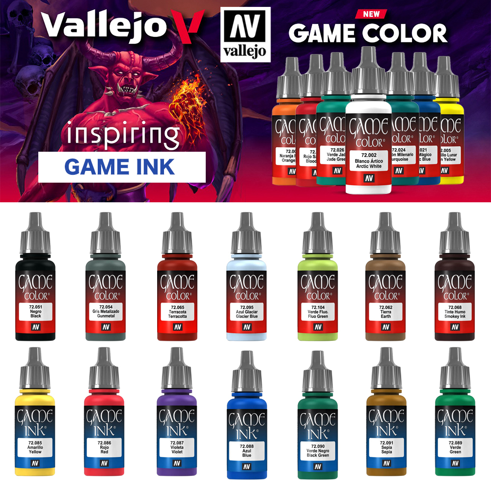[Model House] Spain AV Vallejo WaterBased Paint Basic Game Color