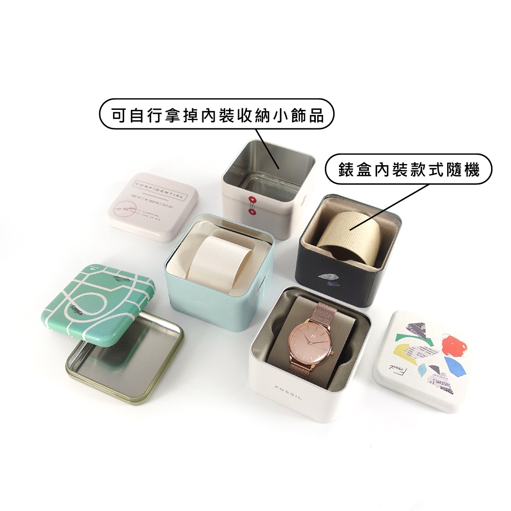 Fossil tin box best sale