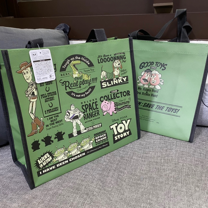 Disney Toy Story Gift Bag Woody ThreeEyed Monster Buzz Lightyear Ham