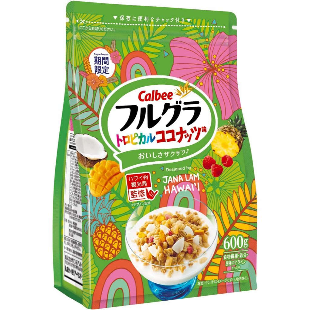 Japan Calbee Fuguole Kyoto Fruit Oatmeal Original Flavor Reduced Sugar ...