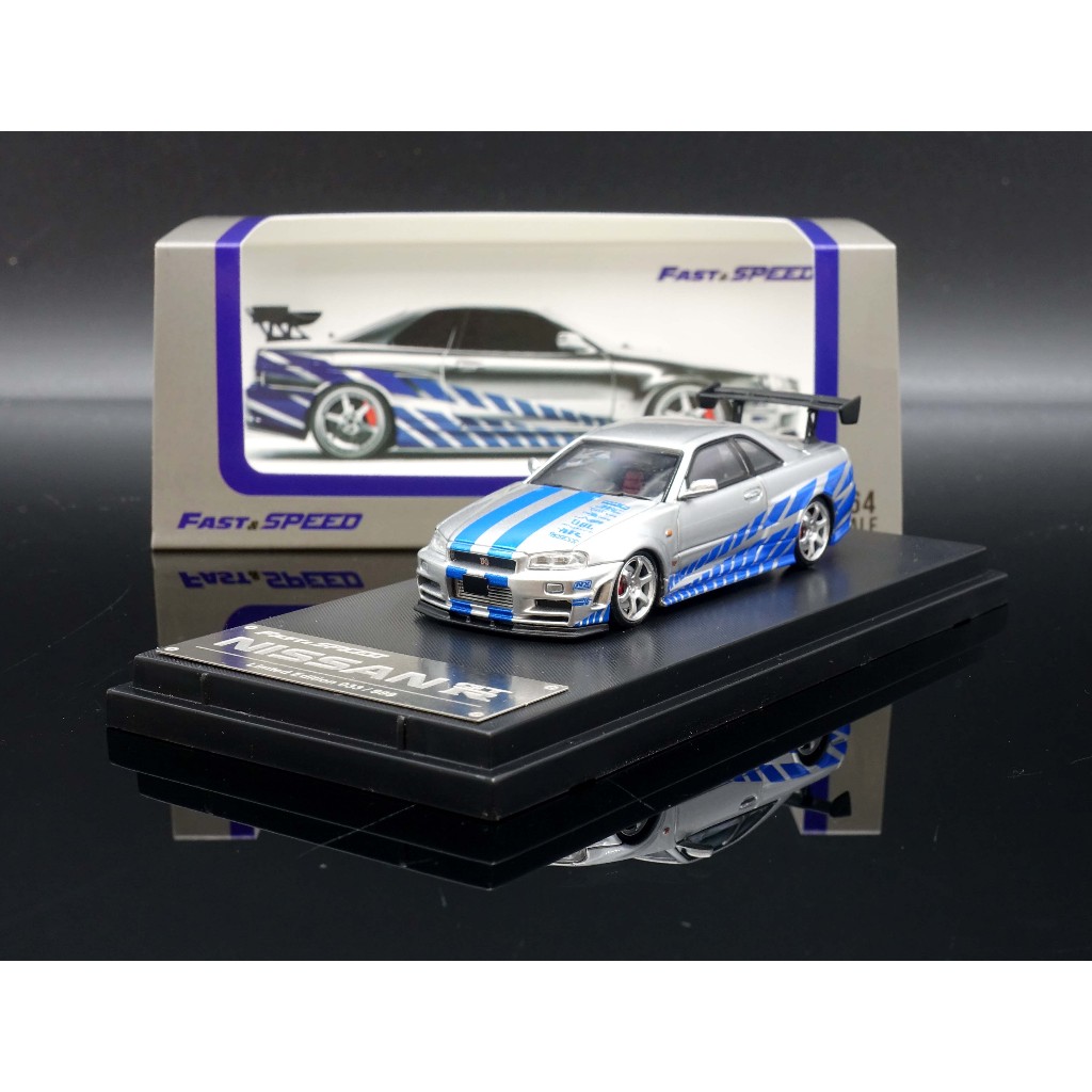 M.A.S.H] Fast Speed FS 1/64 Nissan GT-R R34 FNF Fatal Color Matching ...