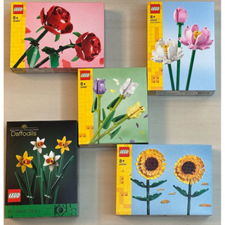 LEGO - Flowers - 40461,40647,40646, 40524 - Flowers Tulips, Lotus