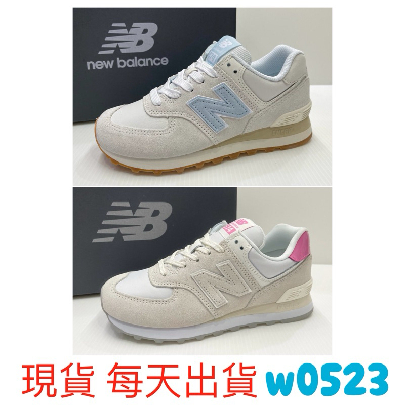 New Balance Women 574 Sports Casual Shoes Retro Time Suede Milk Tea Color WL574QA2 WL5742BA ...