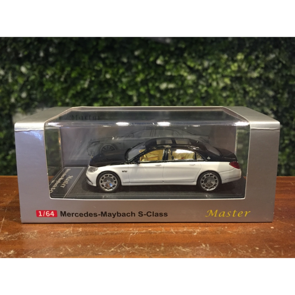 Miniature Master Benz Maybach S650 1/64 - Voiture Moulée Sous Pression, Double Couleur, Jouet Collection