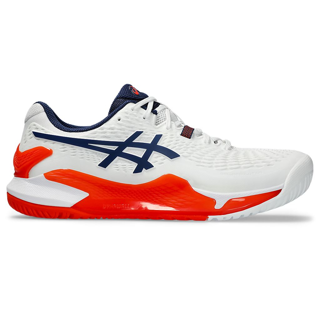 ASICS GEL RESOLUTION 9 Tennis Shoes White Australian Net 1041A376