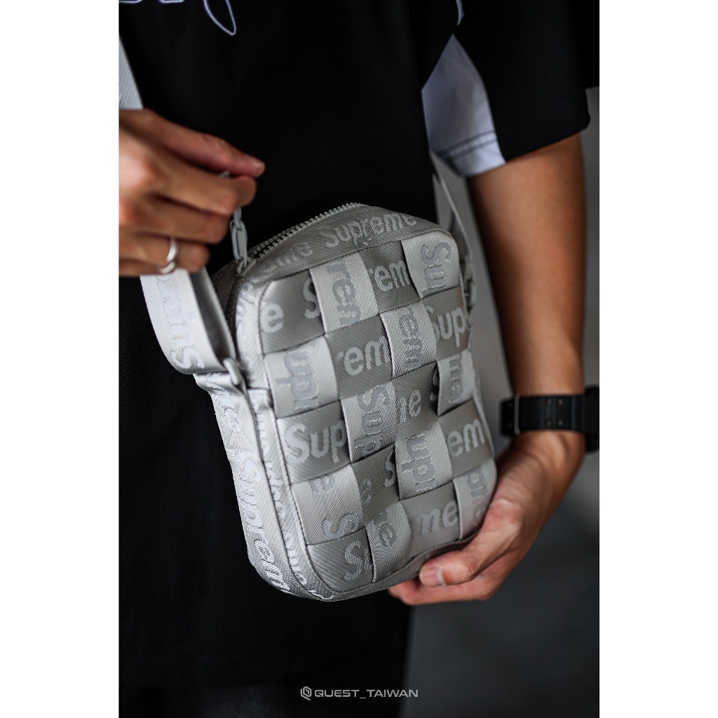 QUEST] SUPREME 24SS WOVEN SHOULDER BAG Side Backpack