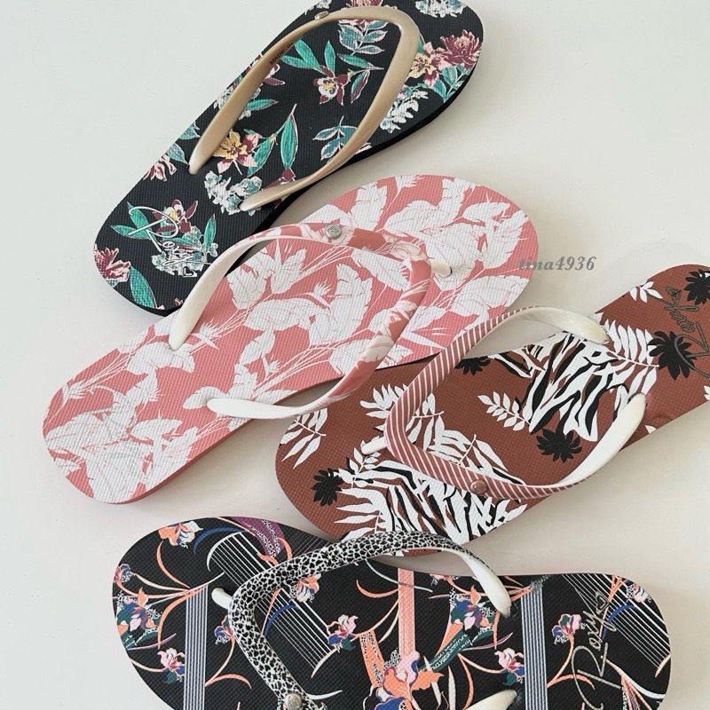 R ROXY Australian Slippers Girls Beach (PORTOFINO III Flip-Flops ...