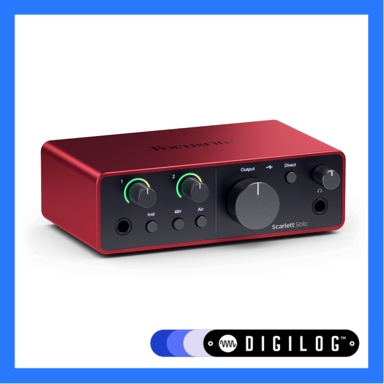 [DigiLog] Focusrite Scarlett Solo 4th USB-C Recording Interface Fourth ...