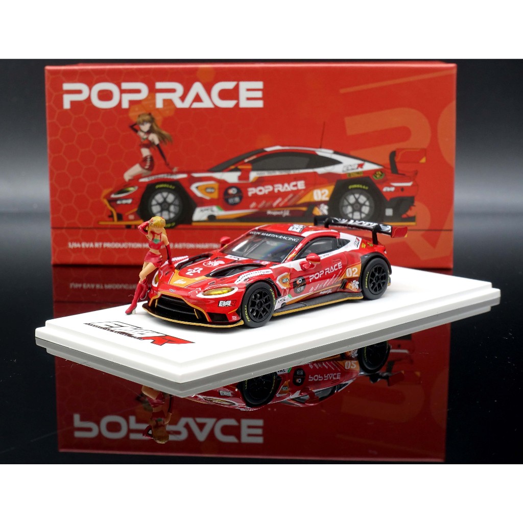 [MASH] POPRACE 1/64 Aston Martin Vantage GT3 EVA Evangelion No. 2 Unit ...
